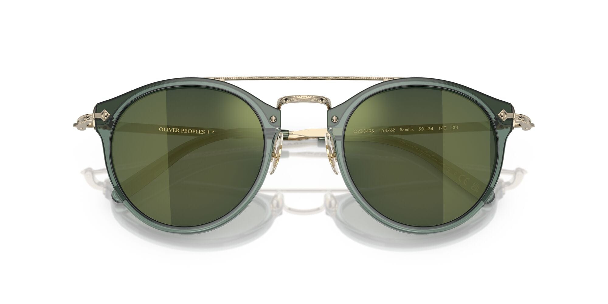 0OV5349S 15476R Remick ivy gold/gold mirror lens