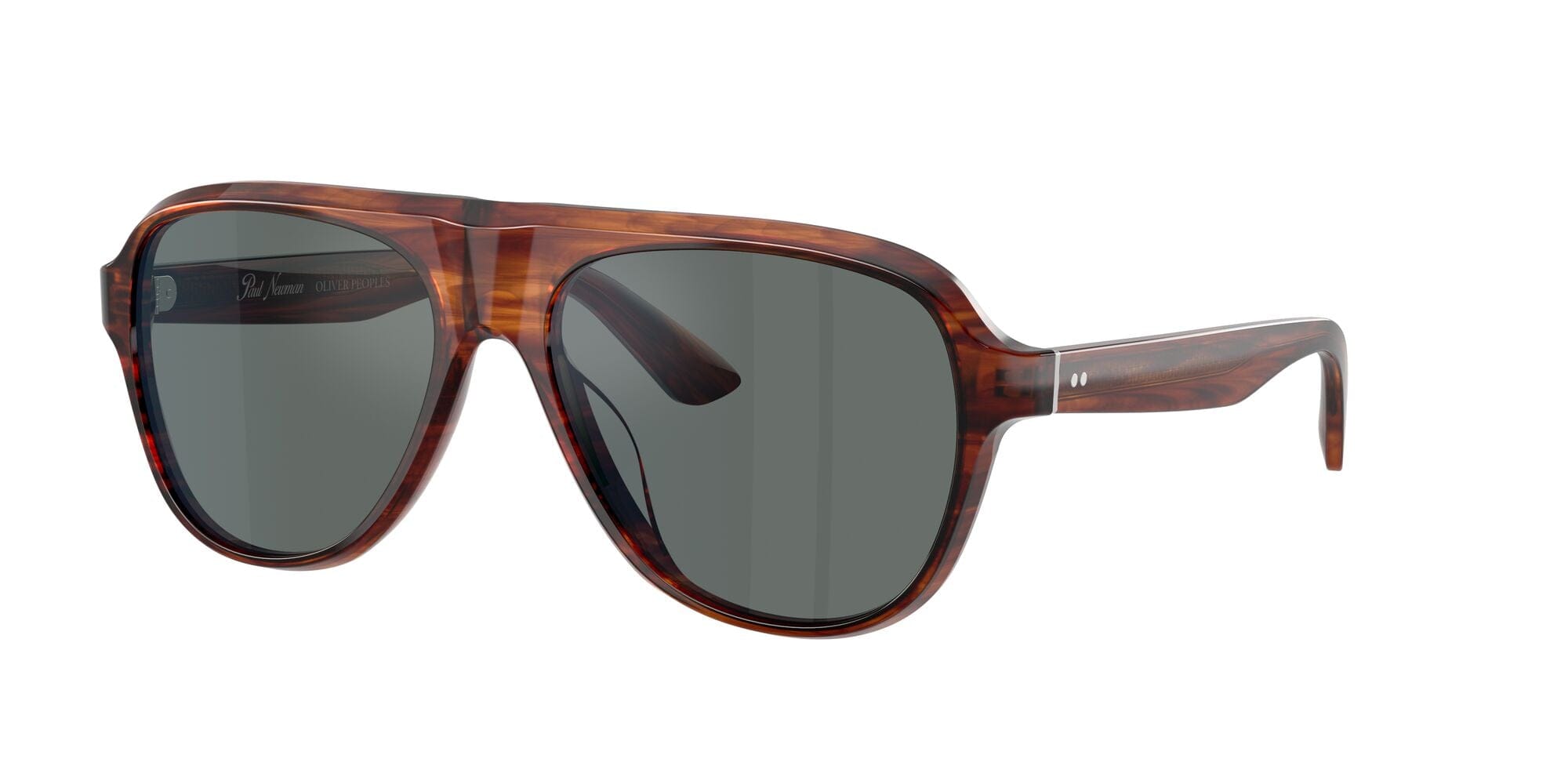 0OV5581SU 1721W5 Paul Newman dark amber smoke/regal blue lens