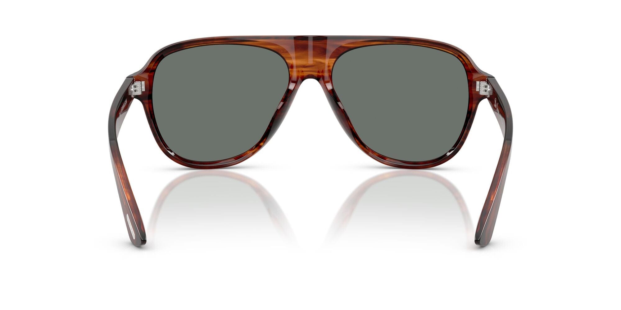 0OV5581SU 1721W5 Paul Newman dark amber smoke/regal blue lens