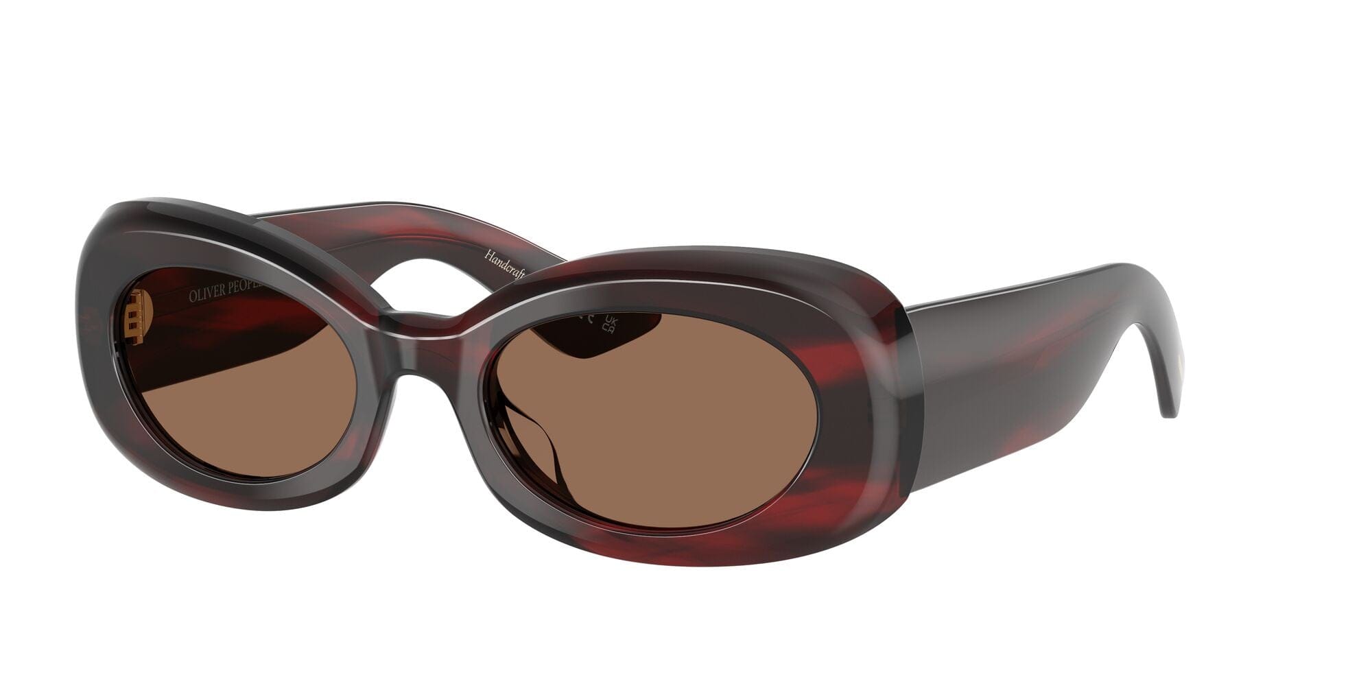 0OV5606SU 167573 Khaite 1992C bordeaux bark/brown lens