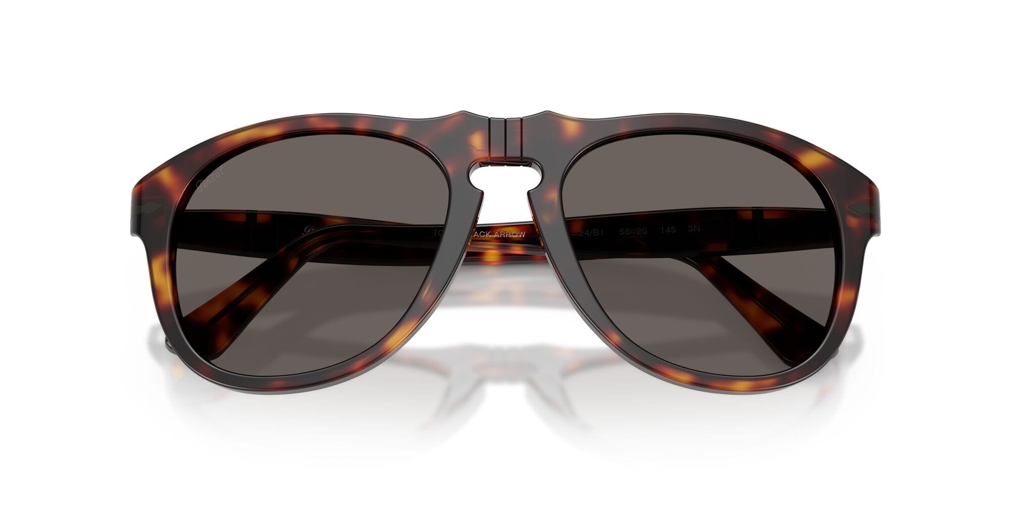 PO0649NE 24/B1 size 56 havana/dark grey lens