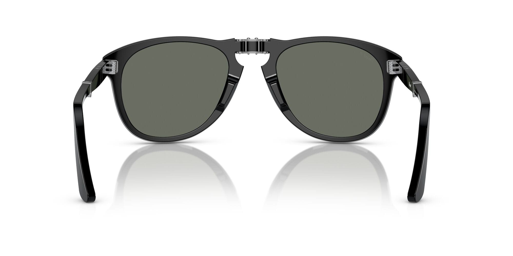 PO0714 95/58 size 54 folding  black/green polarised lens