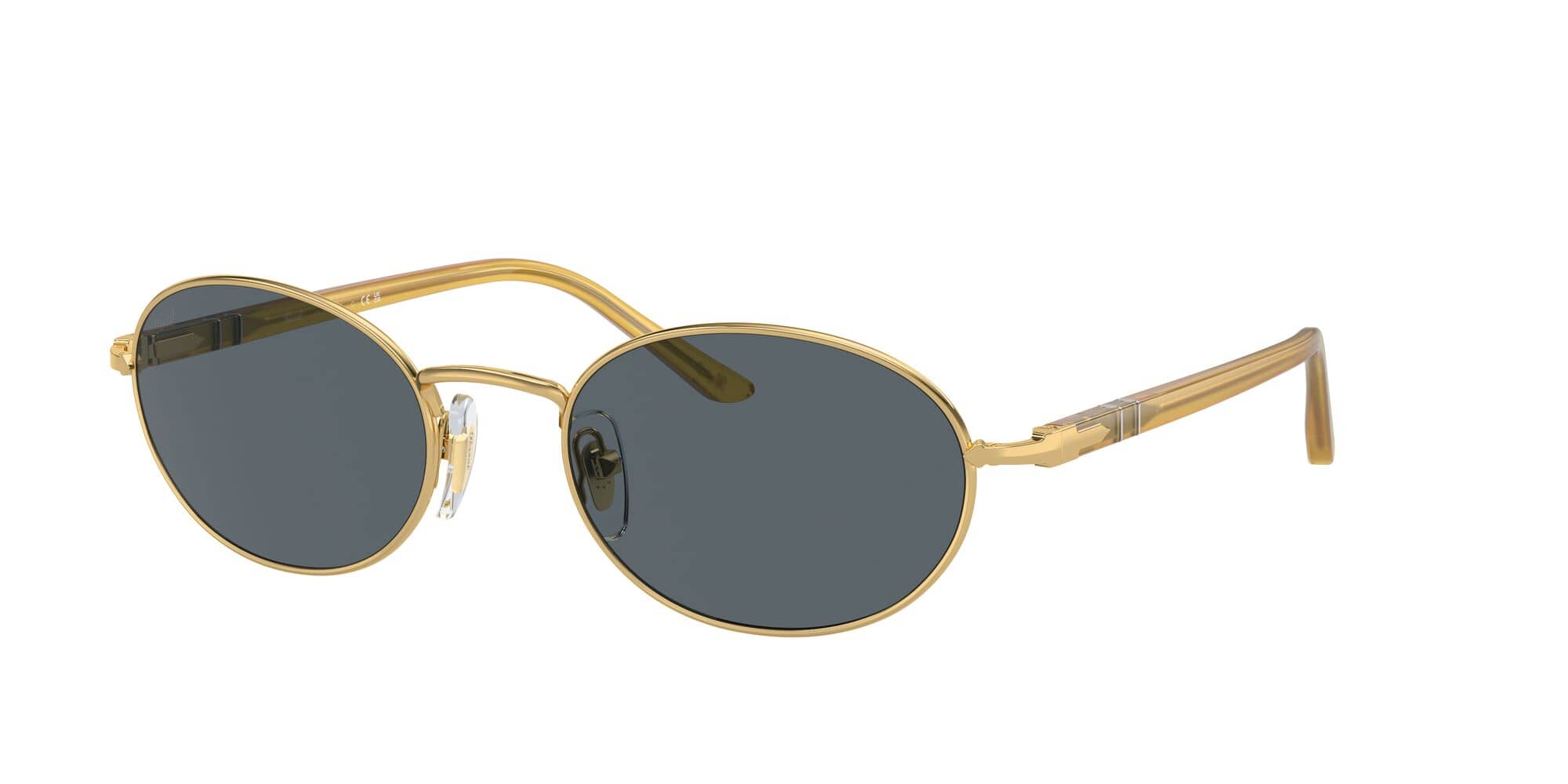 PO1018S 1129R5  size 52 gold/blue lens