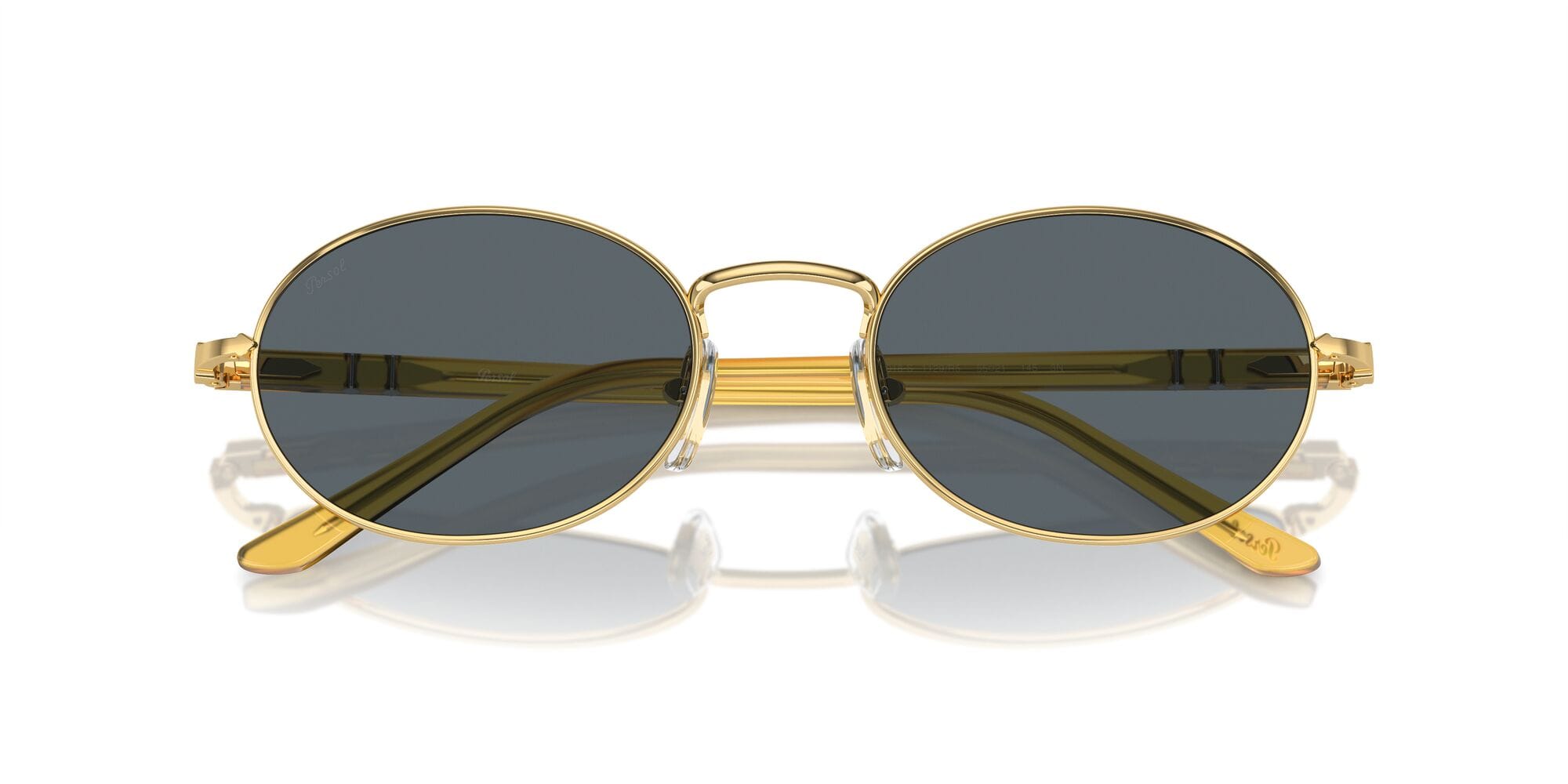 PO1018S 1129R5  size 52 gold/blue lens