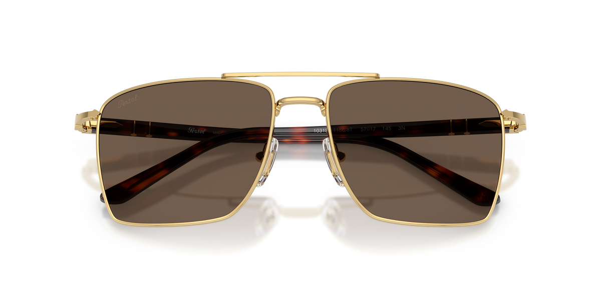 PO1031S 11568T gold plating/dark brown lens sunglasses