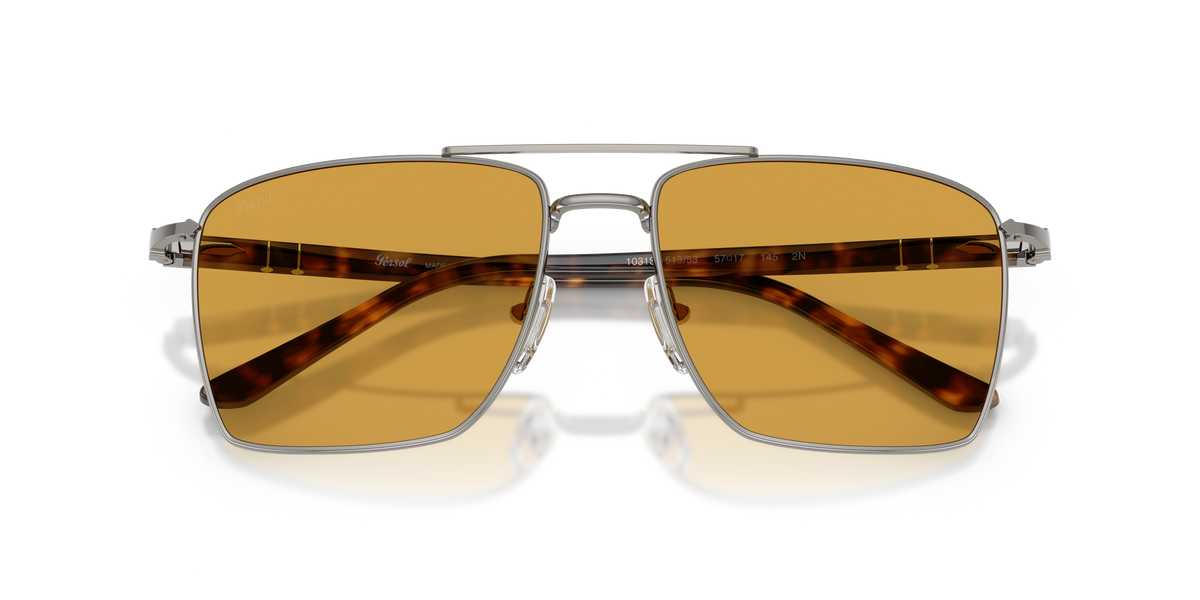 PO1031S 513/53 gunmetal/yellow brown lens