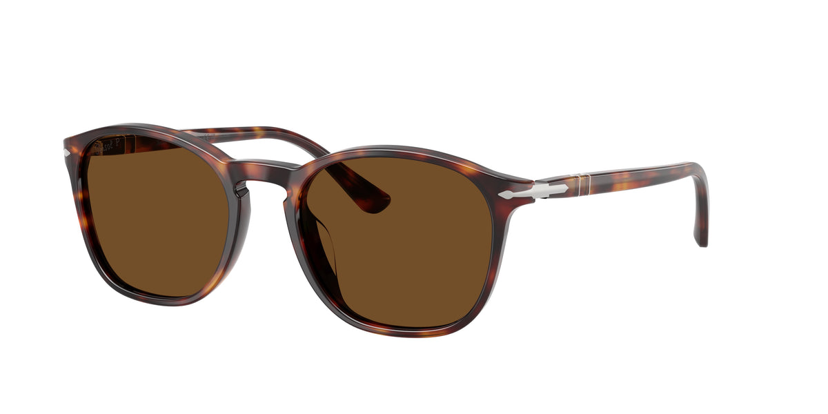 PO3007SX 24/57 havana/polarised brown lens sunglasses