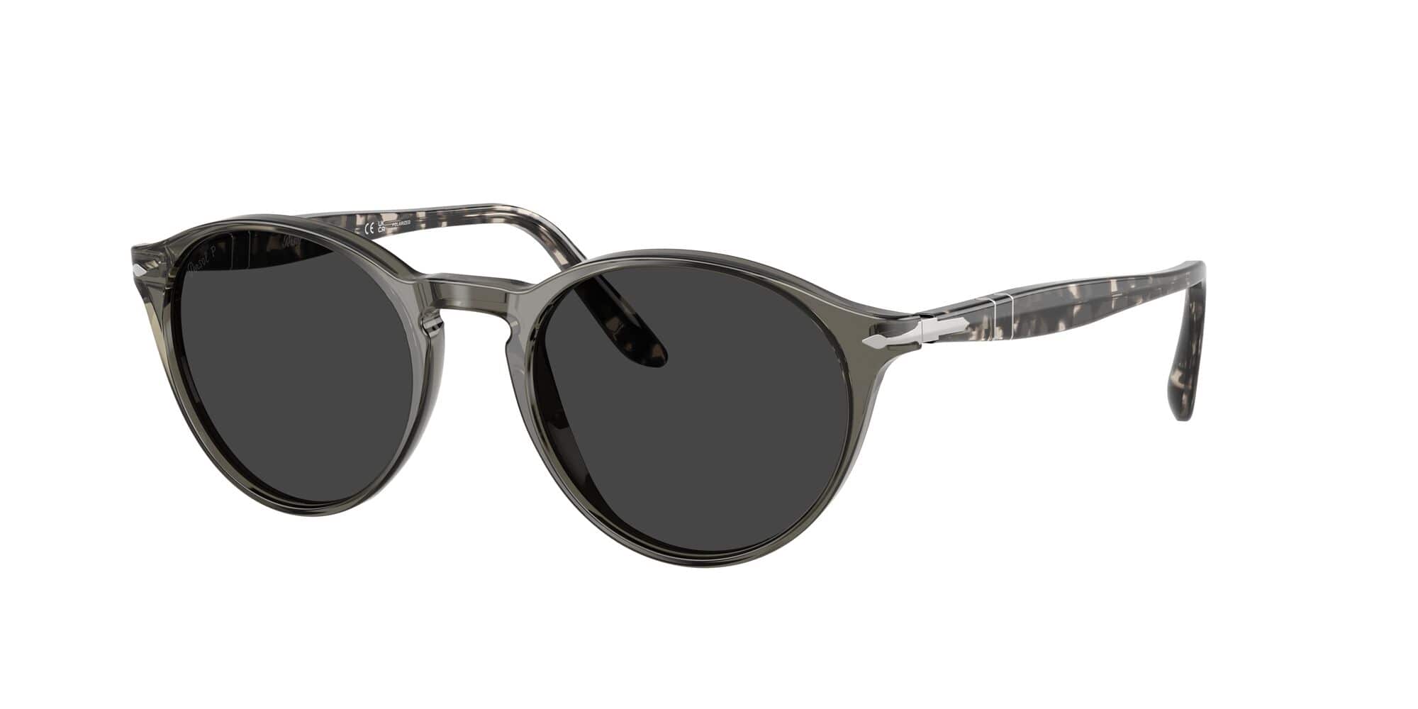 PO3092SM 121948 size 50 transparent smoke/grey polarised lens