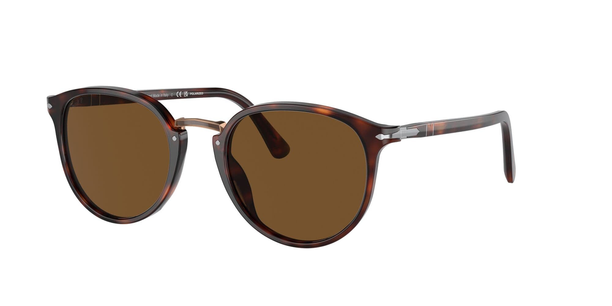 PO3210S 24/57 size 54  havana/brown polarised