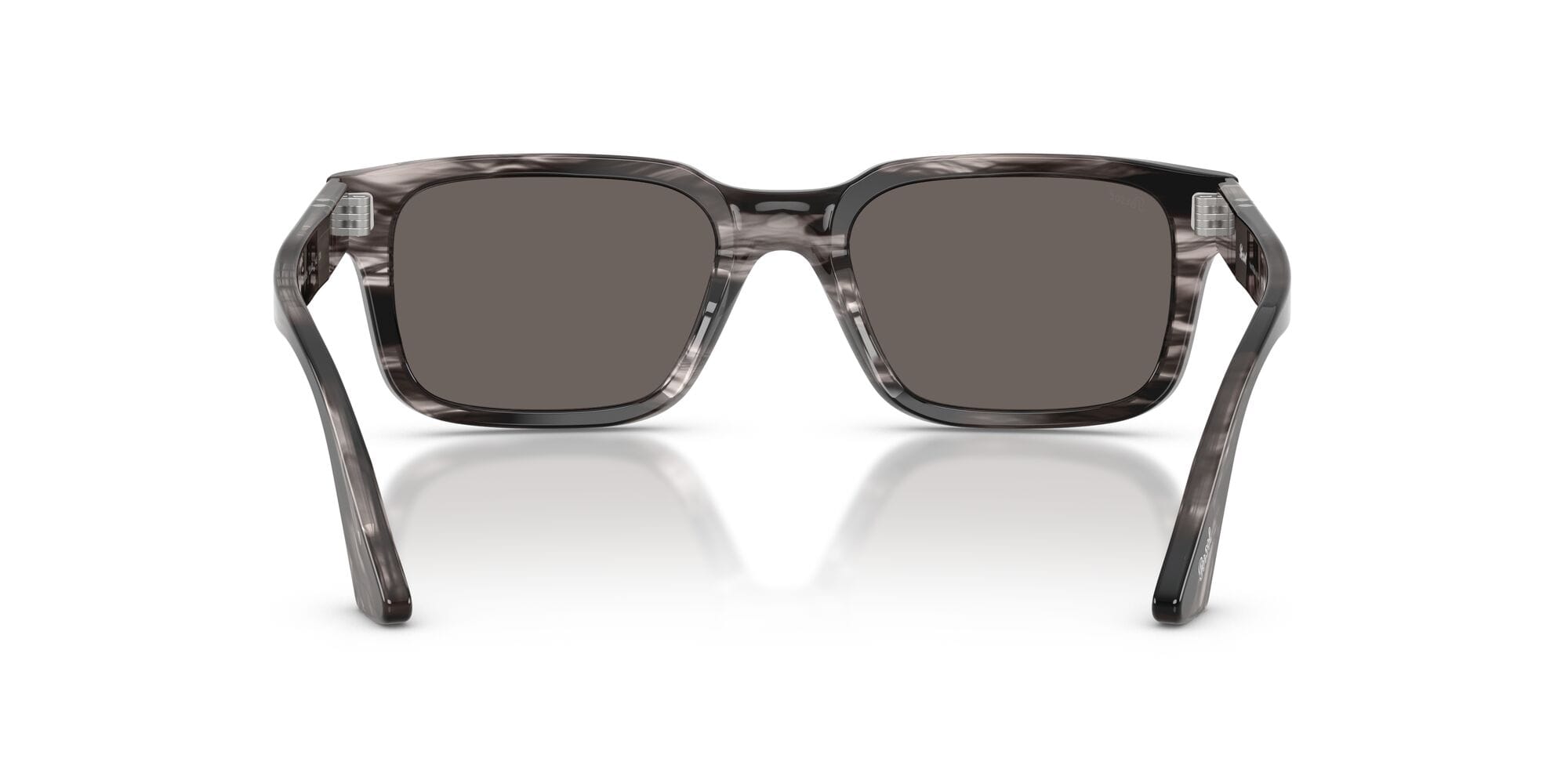 PO3272S 1238B1 size 55 striped black and grey/dark grey lens