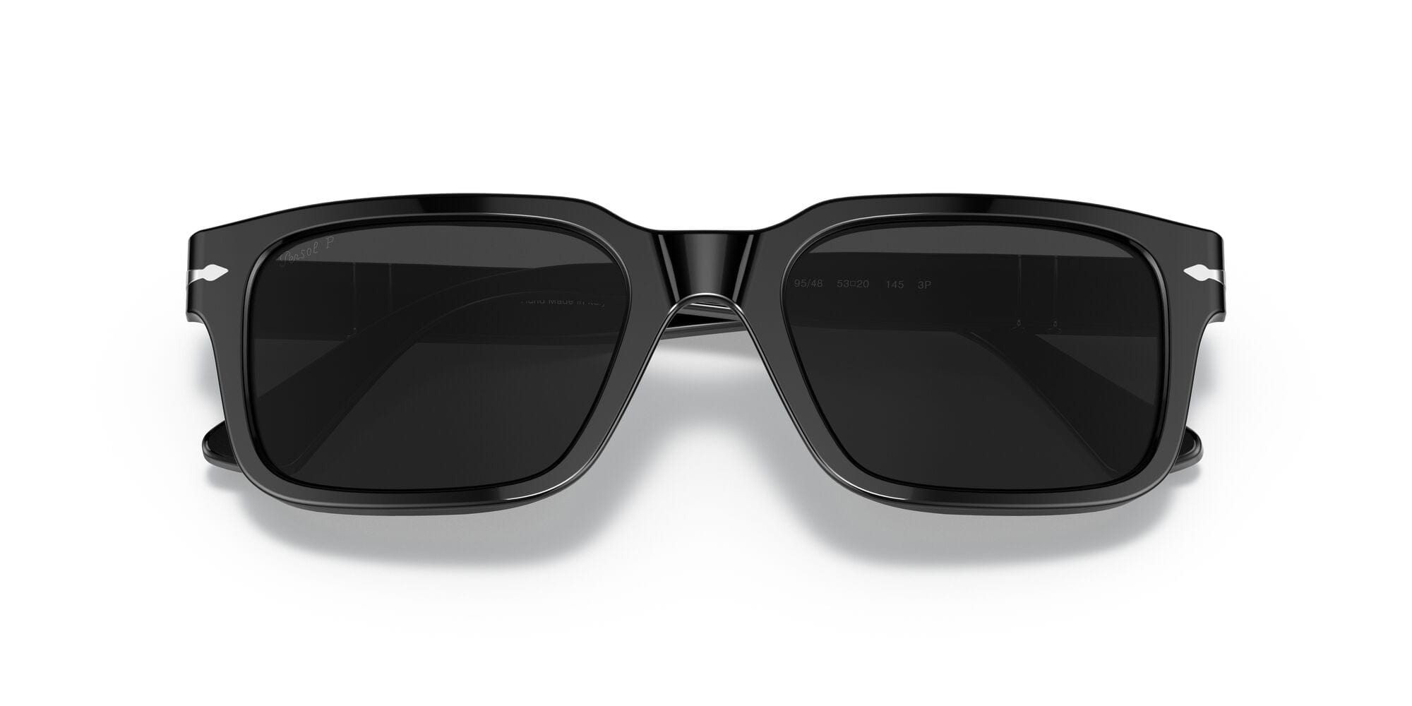 PO3272S 95/48 size 55 black/grey polarised lens