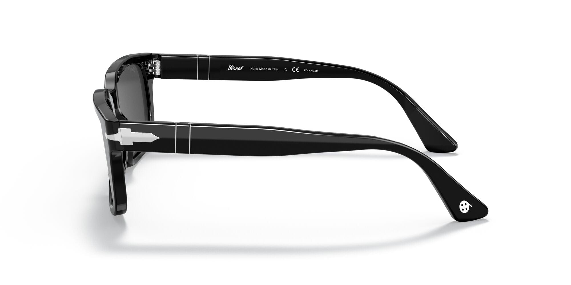 PO3272S 95/48 size 55 black/grey polarised lens