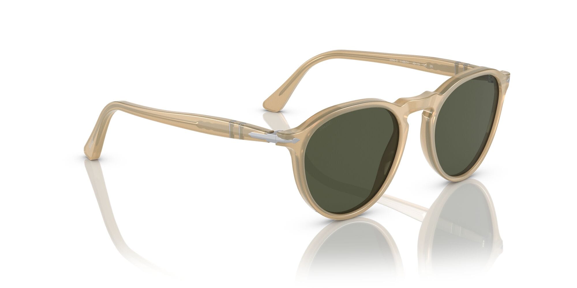 PO3286S 116931 size 51 champagne/green lens