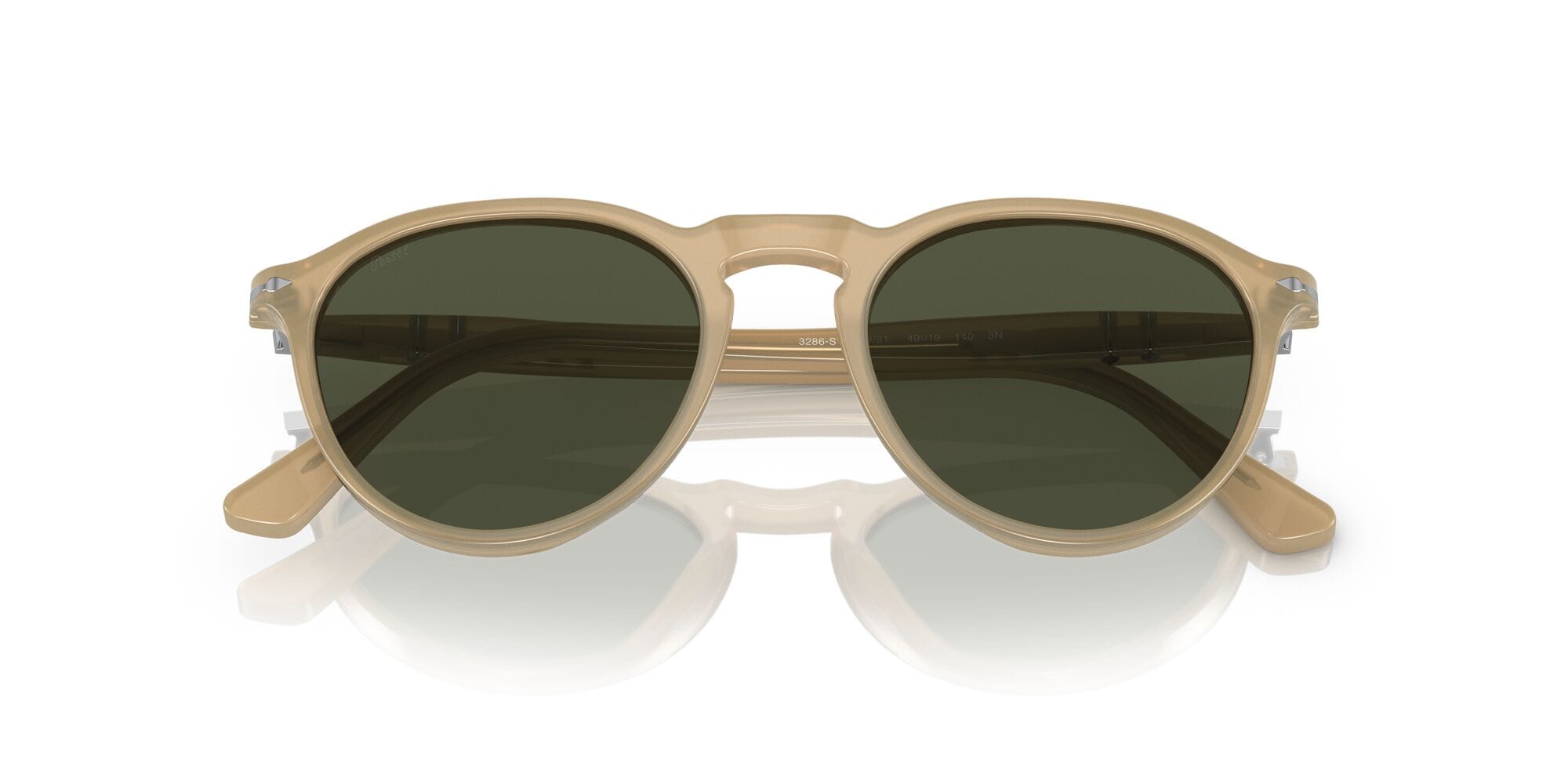 PO3286S 116931 size 51 champagne/green lens