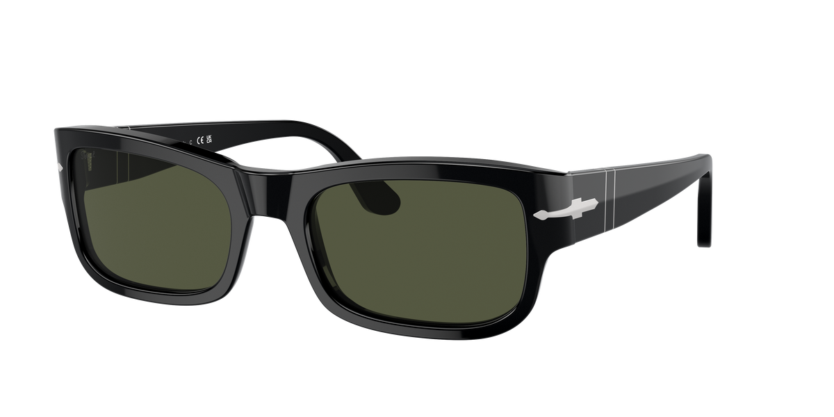 PO3326S 95/31 size 57 black/green lens