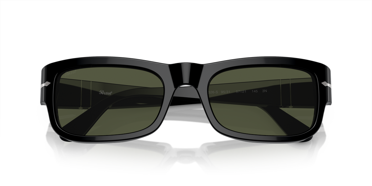PO3326S 95/31 size 57 black/green lens