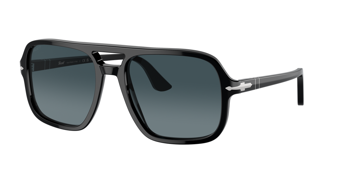 PO3328S 95/S3 size 58 black/blue gradient polarised lens