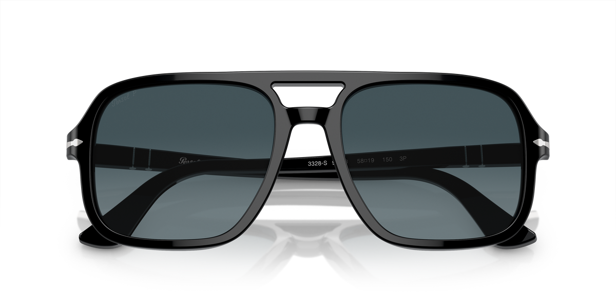 PO3328S 95/S3 size 58 black/blue gradient polarised lens