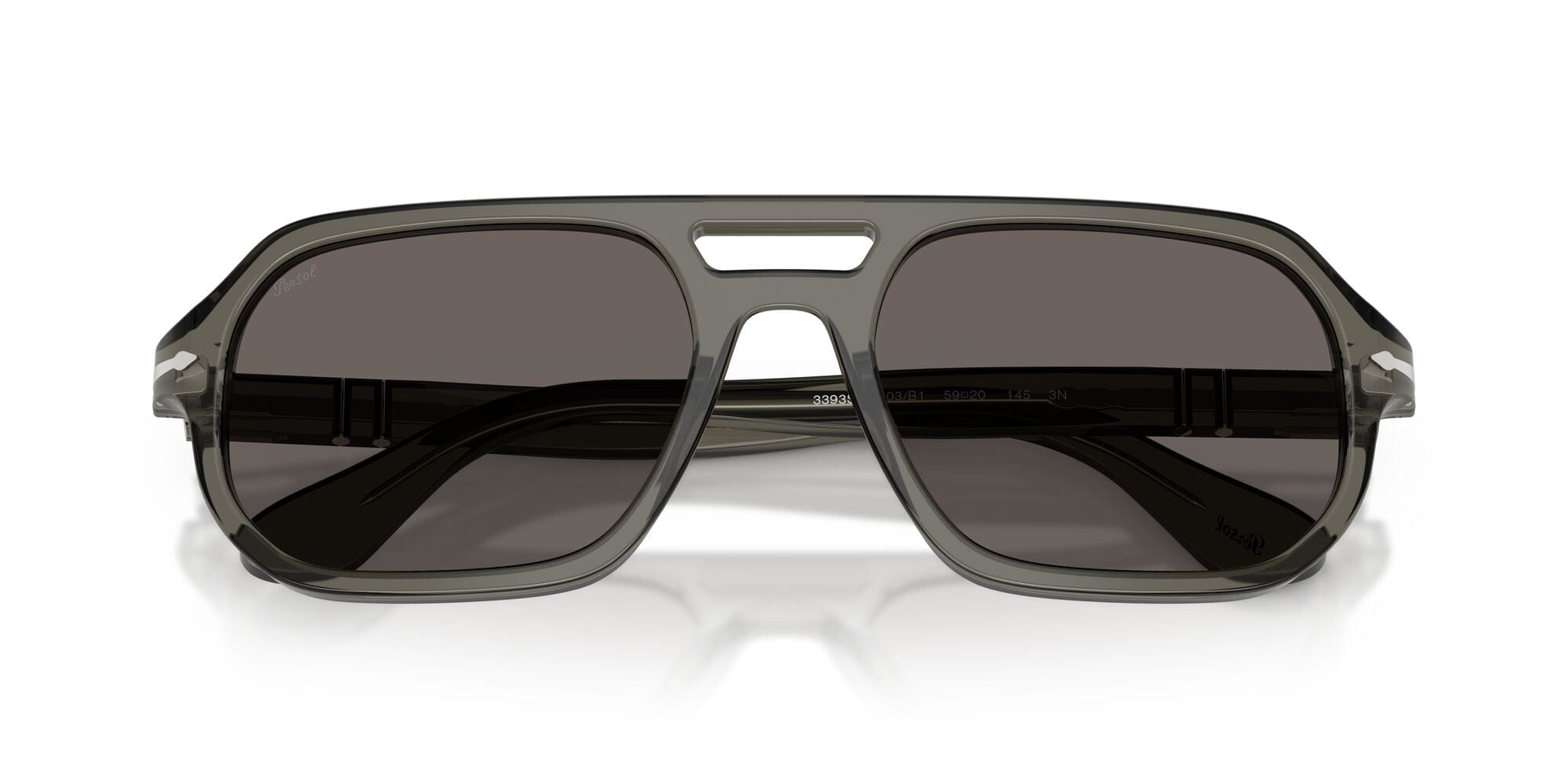 PO3393S 1103B1 size 59 transparent grey/dark grey lens