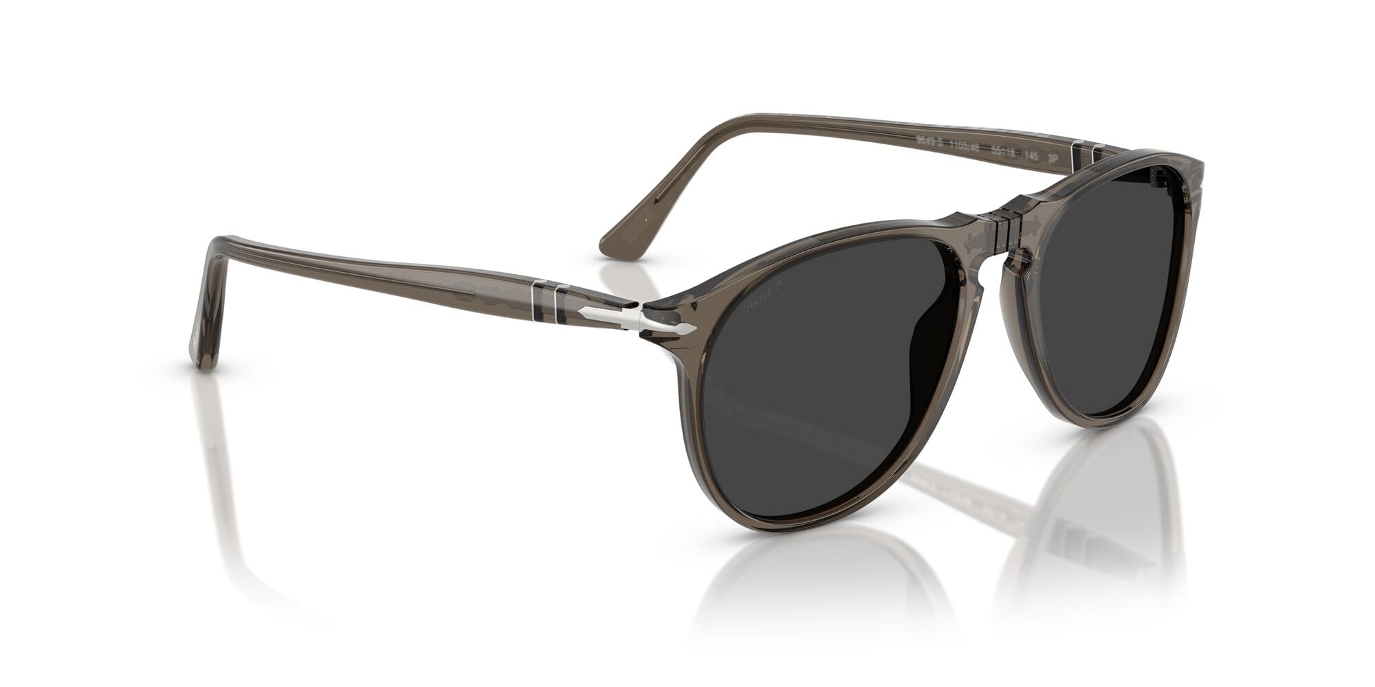 PO9649S 110348 size 55 smoke/black polarised lens