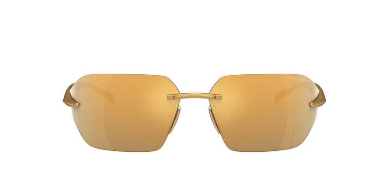 SPRA55S 15N01t satin yellow gold/brown lens
