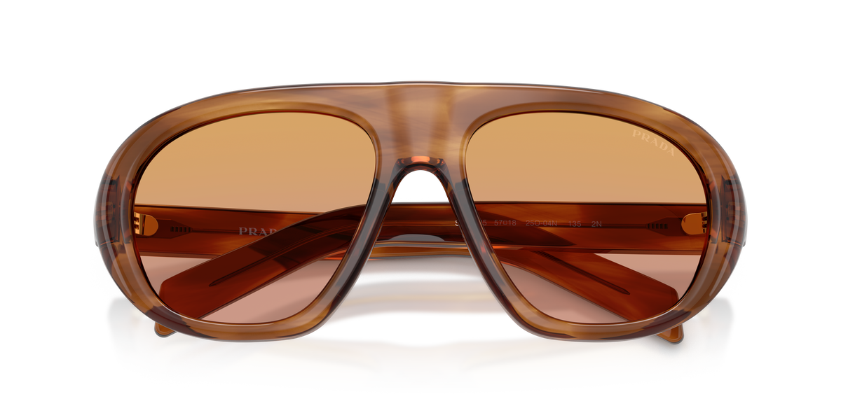 SPRC05S 25O04N striped rosewood/orange dark pink lens