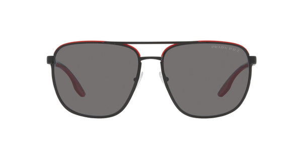 SPS50YS 19G02G (62) BLACK RED/POLARISED GREY LENS