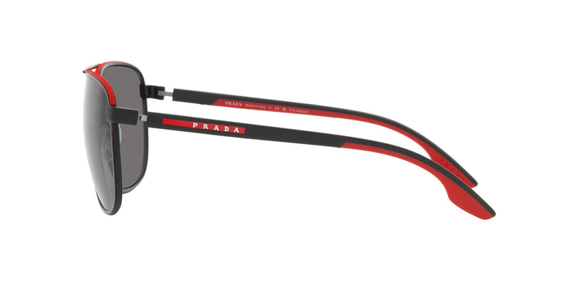 SPS50YS 19G02G (62) BLACK/RED/POLARISED DARK GREY