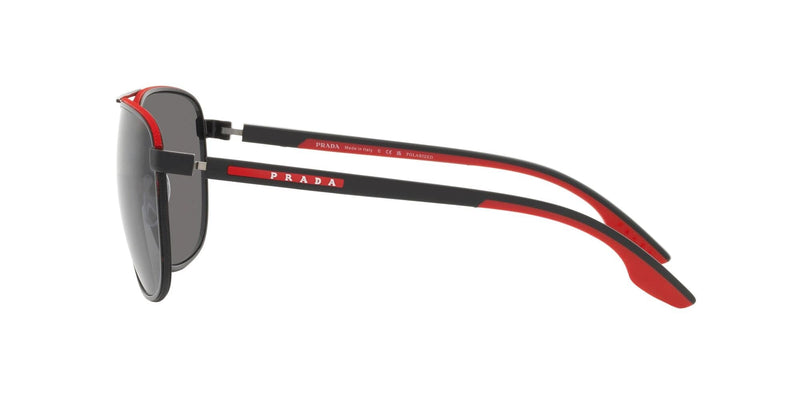 SPS50YS 19G02G (62) BLACK RED/POLARISED GREY LENS