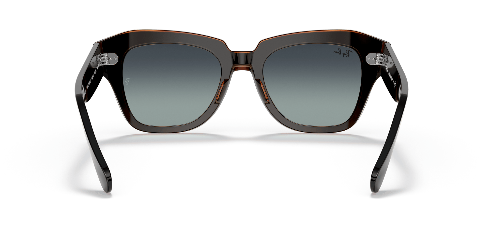 RB2186 132241 size 52 black on transparent brown/grey vintage lens
