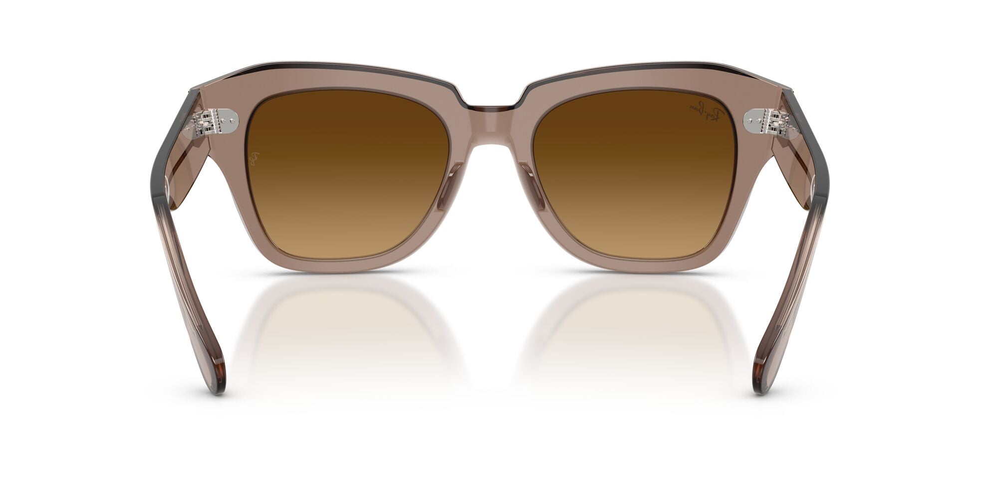 RB2186 682785 State Street size 49 transparent light brown/gradient brown lens