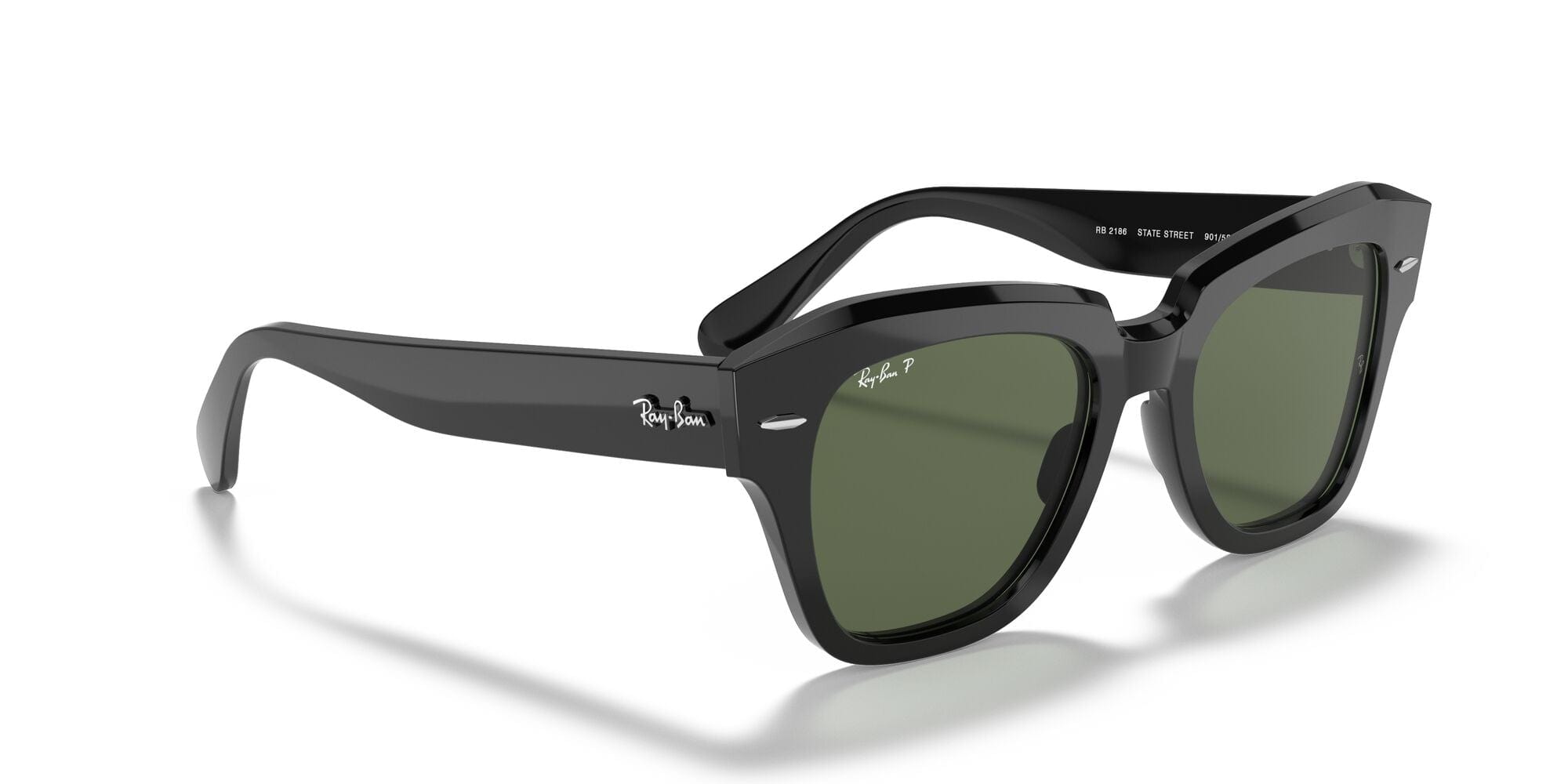 RB2186 901/58 (52) black/green polarised lens