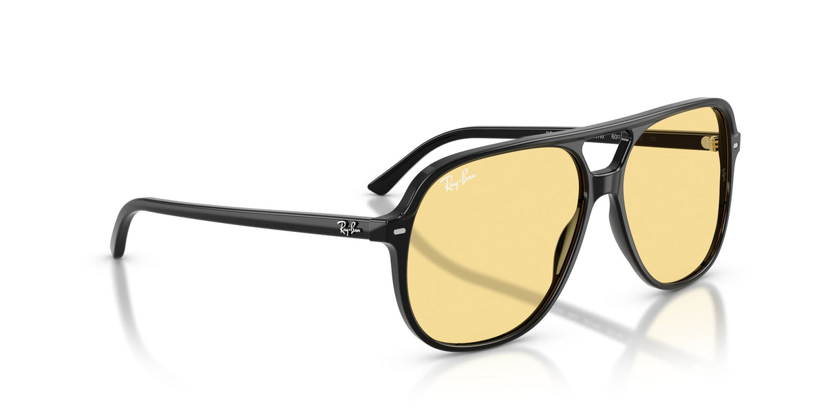 RB2198 901/R6 size 60 black/yellow lens