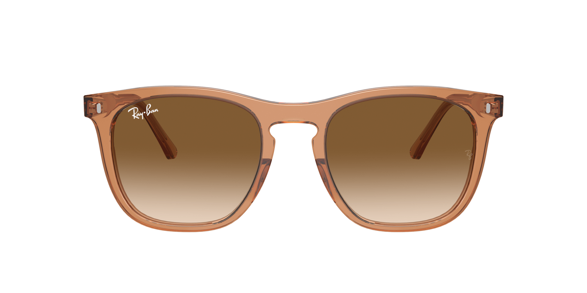 RB2210 676451 size 53 transparent brown/brown gradient lens