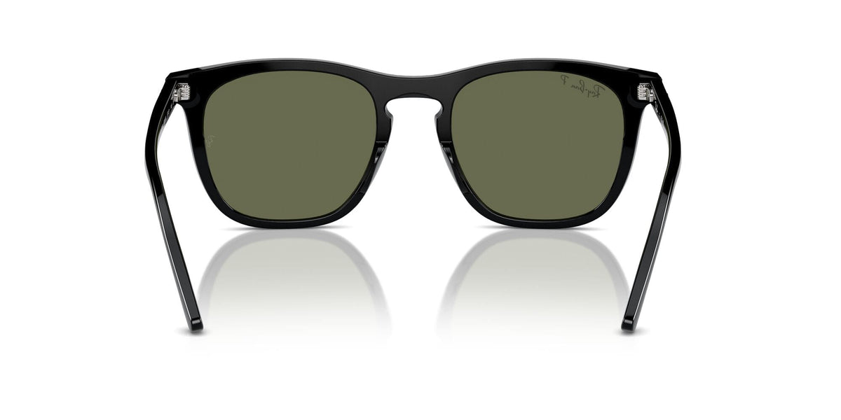 RB2210 901/58 size 53 black/polarised green lens sunglasses