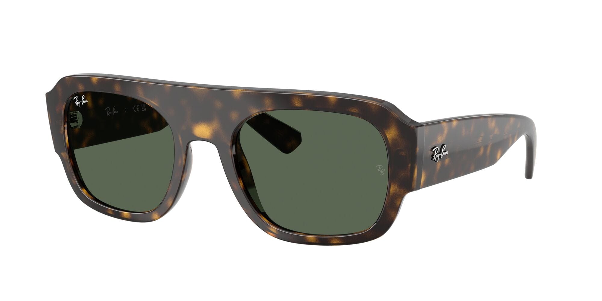RB2218 679071 havana/green lens
