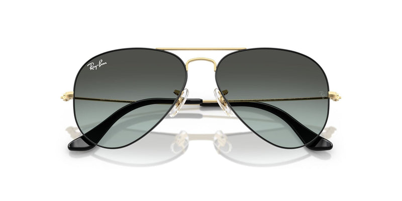 RB3025 9271GK (62)  black arista/blue vintage gradient black lens