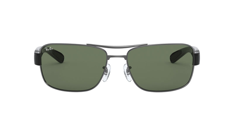 RB3522 004/71 (64) GUNMETAL/GREEN LENS