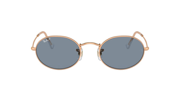 RB3547 9202S2 (54) rose gold/blue polarised lens