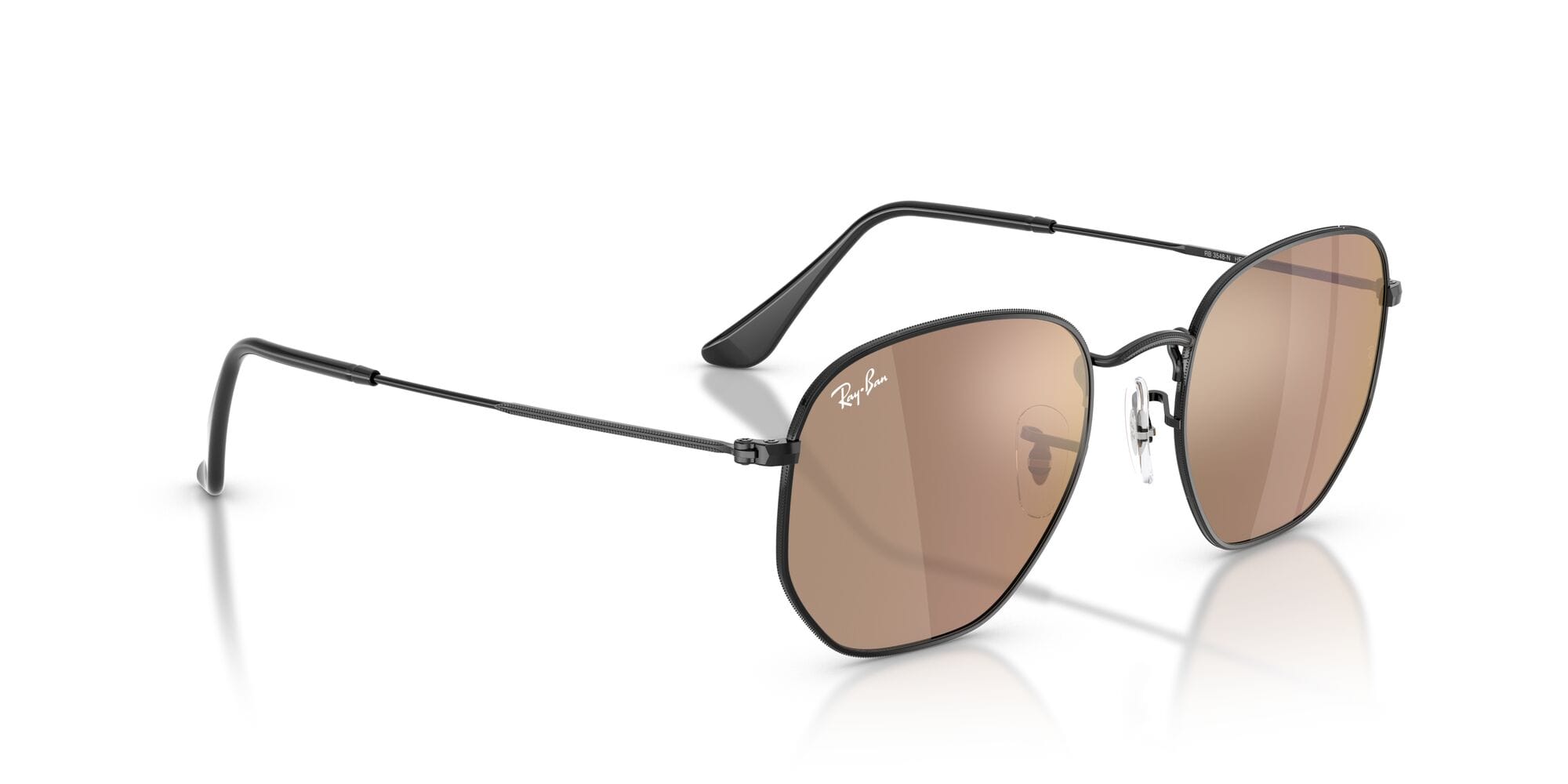 RB3548N 002/93 size 51 black/brown mirror bronze lens