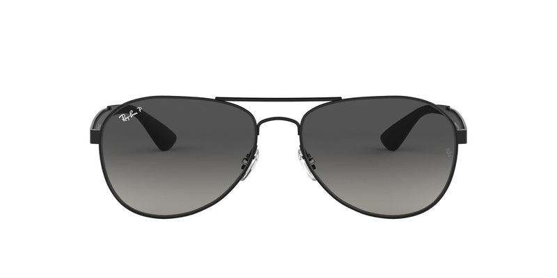 RB3549 002/T3 BLACK/GREY GRAD POLARISED LENS