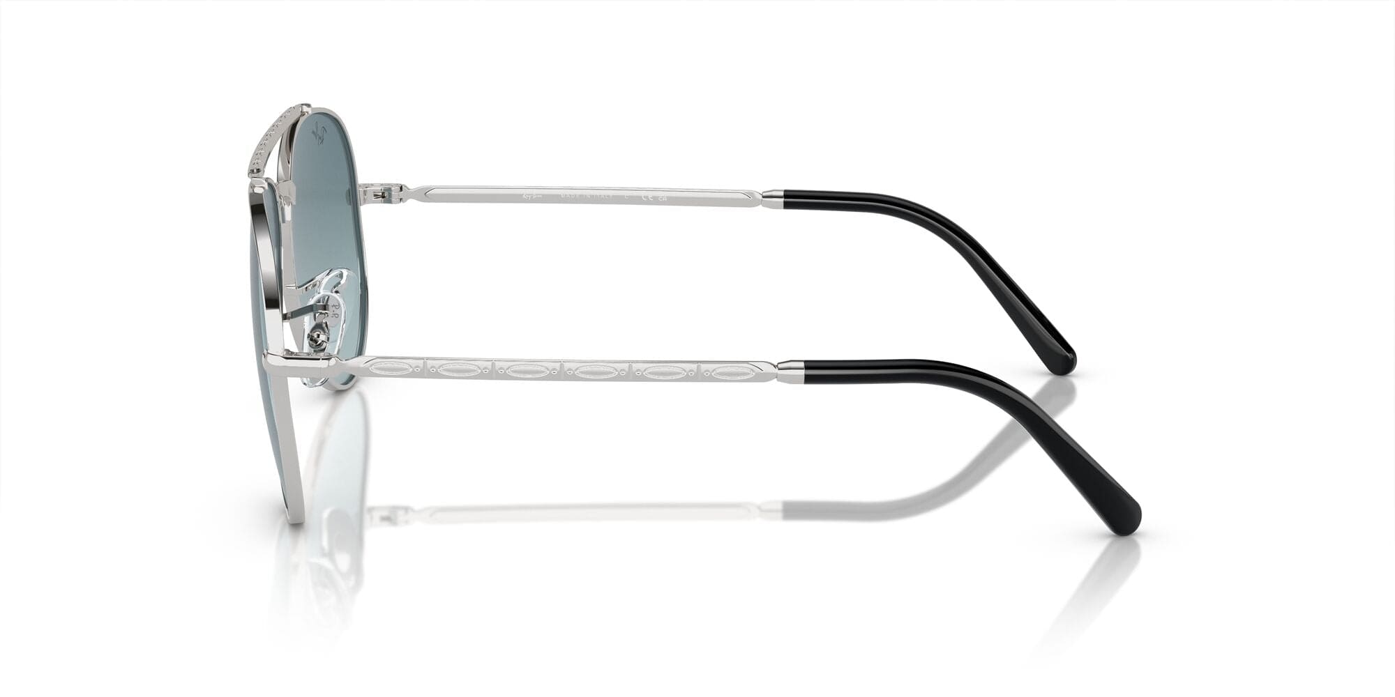 RB3625 003/R5 size 62 silver/blue lens
