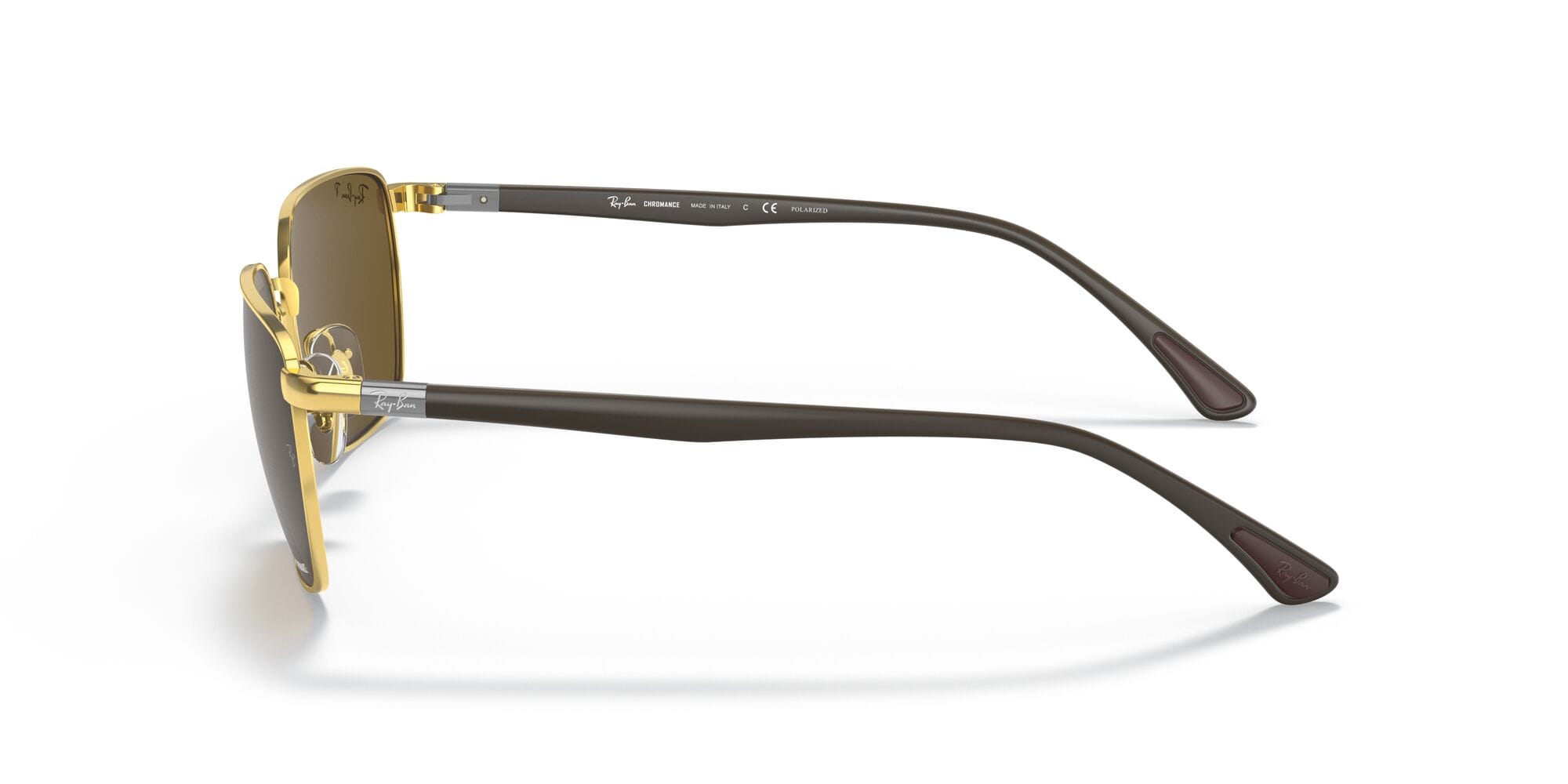 RB3684CH 001/AN gold/ brown polarised lens