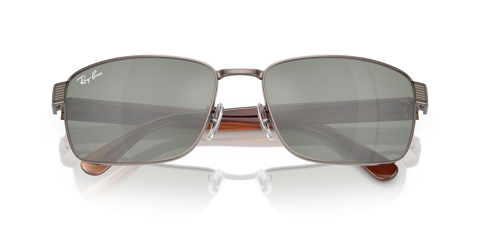 RB3750 925940 (62) copper/green lens
