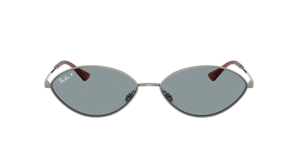 RB3757 004/2V (56) gunmetal blue/blue polarised lens