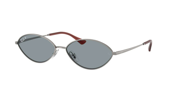 RB3757 004/2V (56) gunmetal blue/blue polarised lens