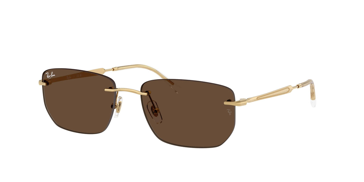 RB3768 001/73 gold/brown lens sunglasses