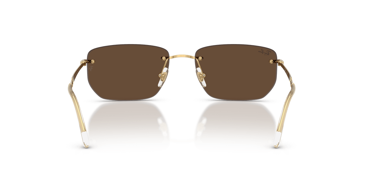 RB3768 001/73 gold/brown lens sunglasses