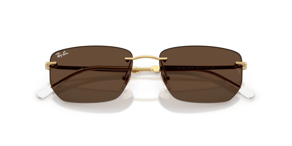 RB3768 001/73 gold/brown lens sunglasses