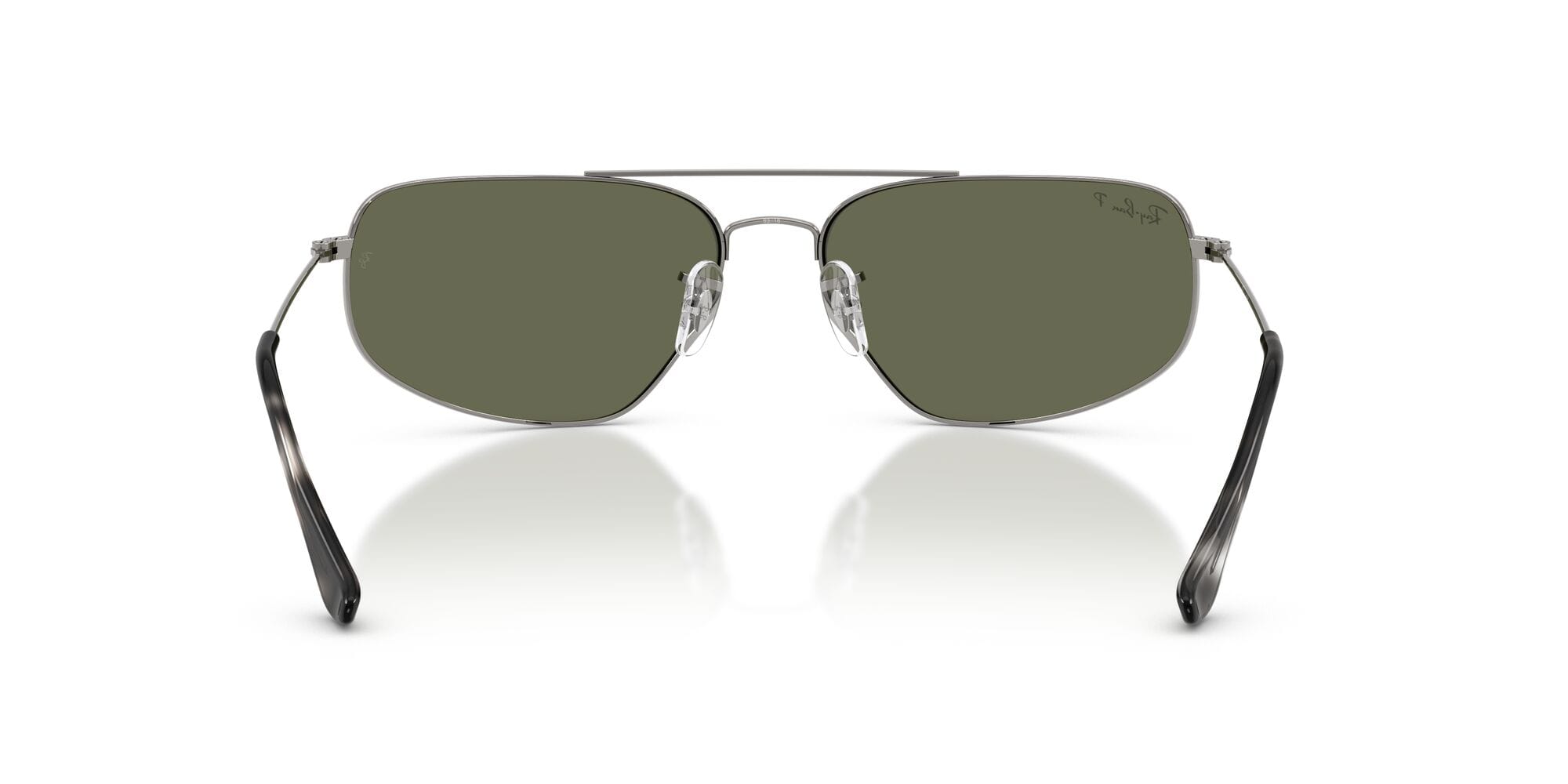 RB3780 004/58 size 63 gunmetal/green polarised lens